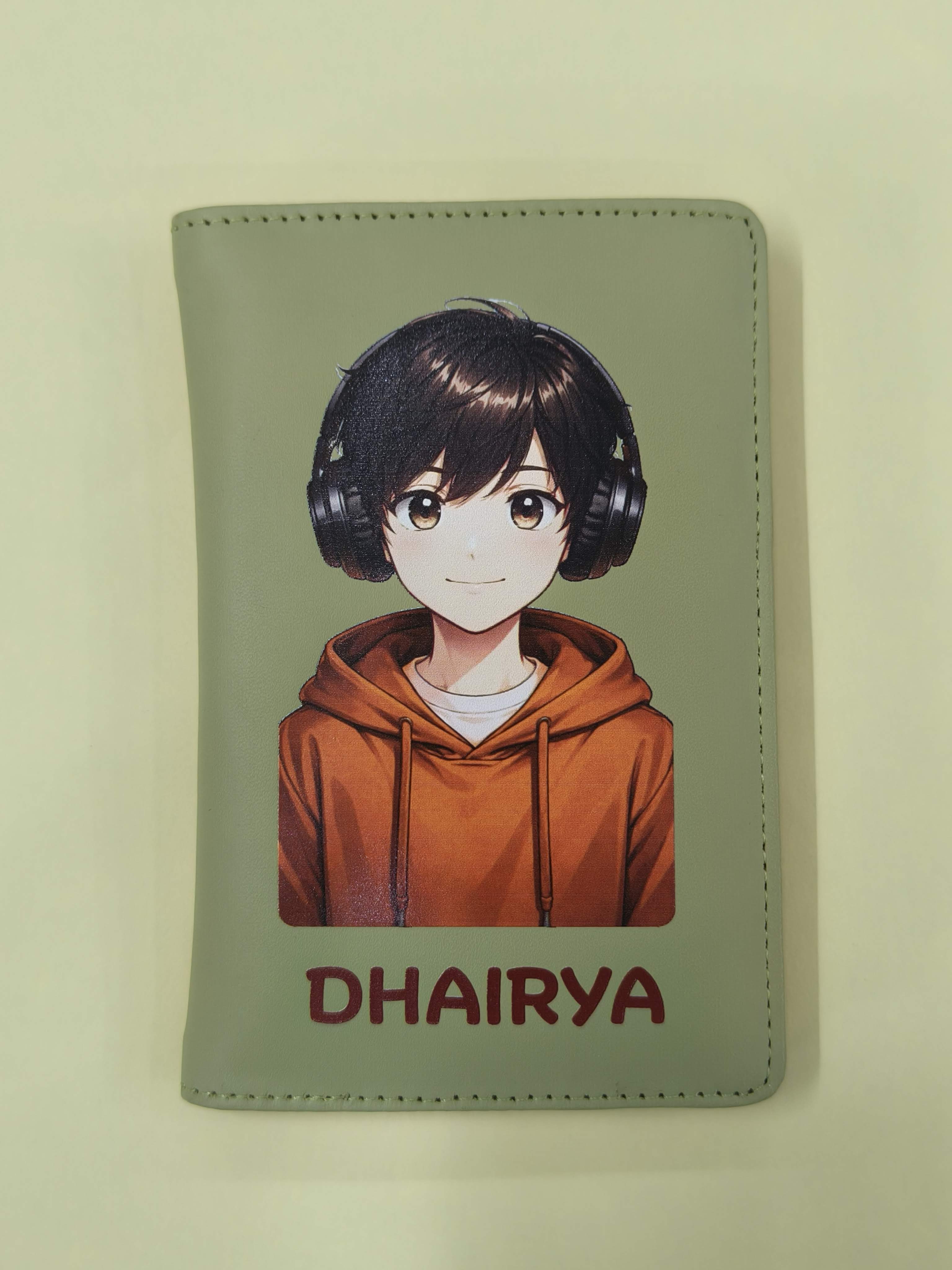 Personalized Passport Cover | Unisex Personalized Passport Organizer with Custom Image and Name | PU Leather Passport Wallet | Passport Wallet | Passport Cover