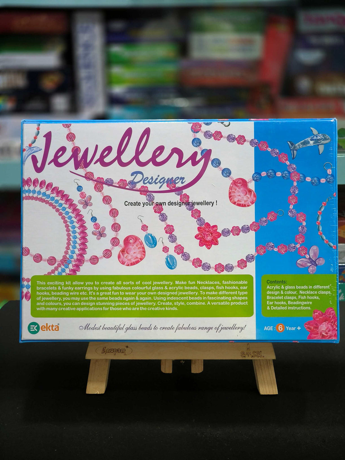 Ekta Toys Jewellery Designer Kit For Girls Play & Fun | Gifting Toys & Game For Girls | For Ages 6 & Above - KtoY