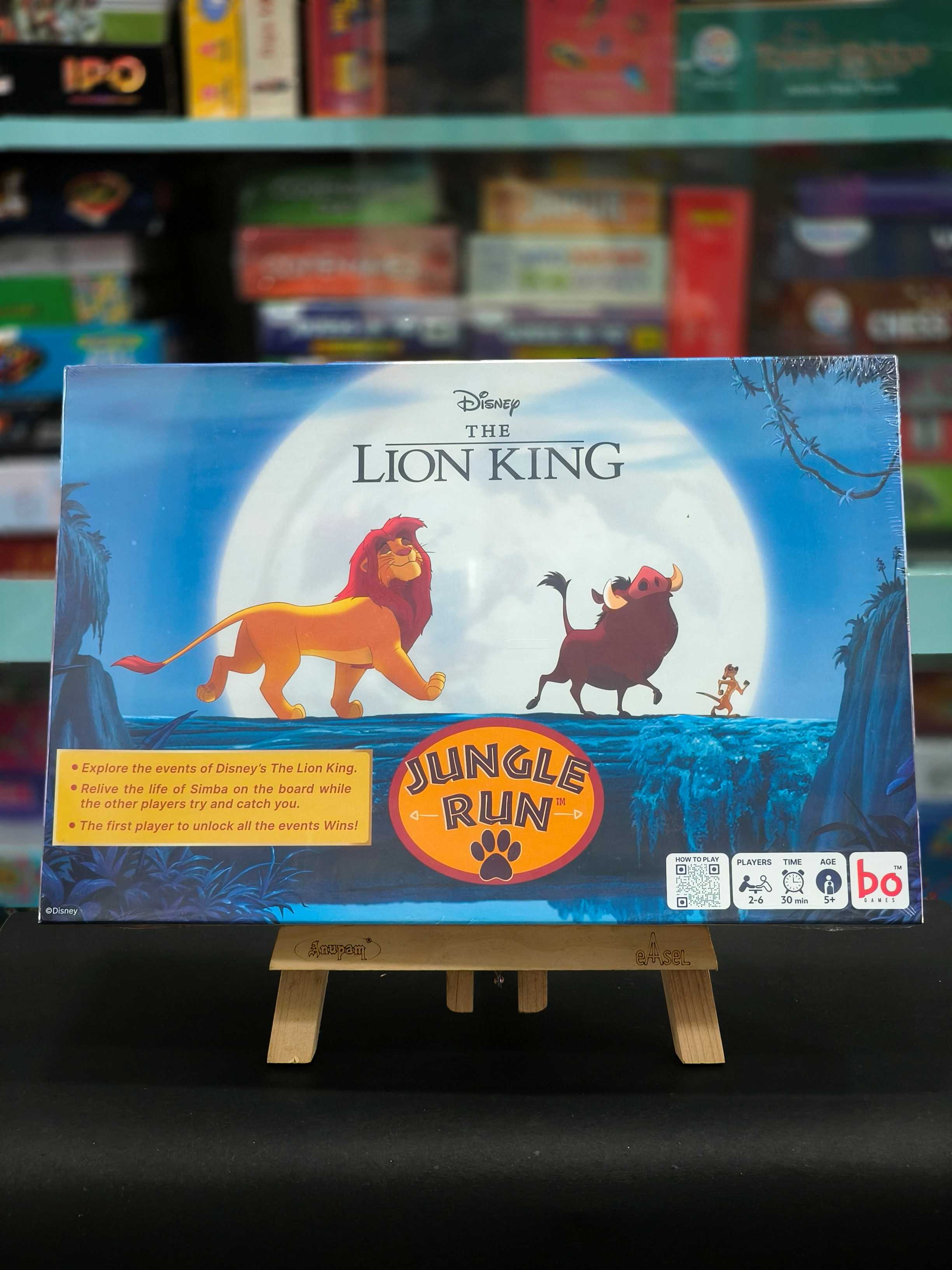 Board Jungle Run The Lion King Board Game | Relive The Life of Simba On The Board Game for Kids | Ages 5 and Up | for 2 to 6 Players | Fun Family Gifts - KtoY