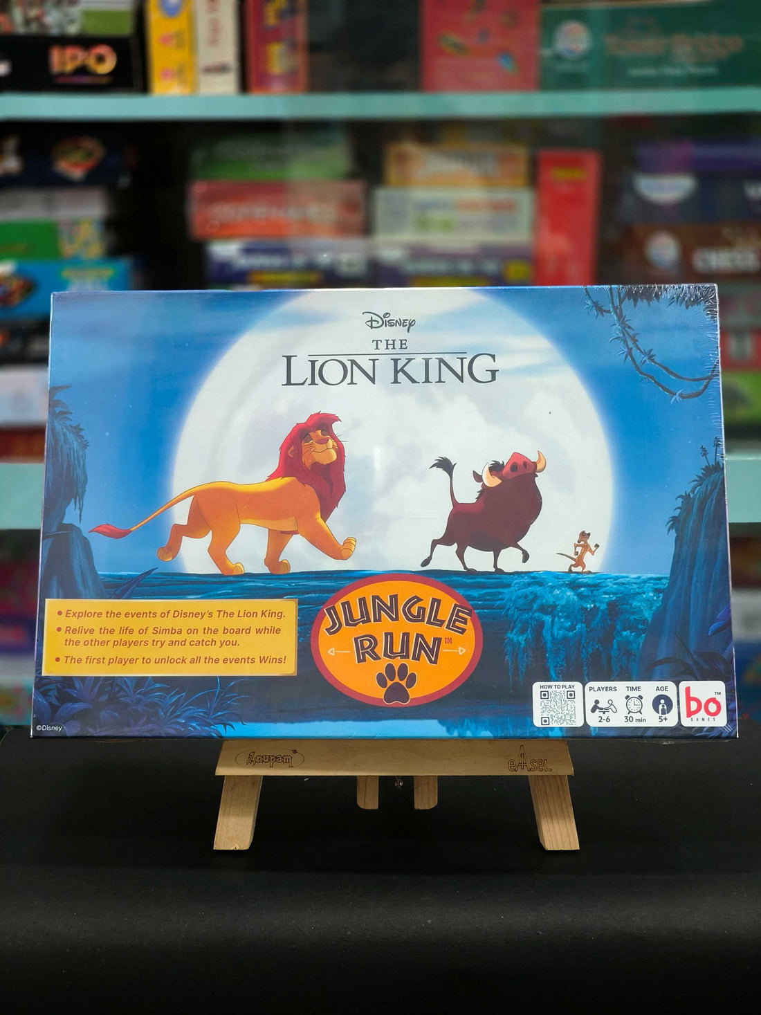 Board Jungle Run The Lion King Board Game | Relive The Life of Simba On The Board Game for Kids | Ages 5 and Up | for 2 to 6 Players | Fun Family Gifts - KtoY