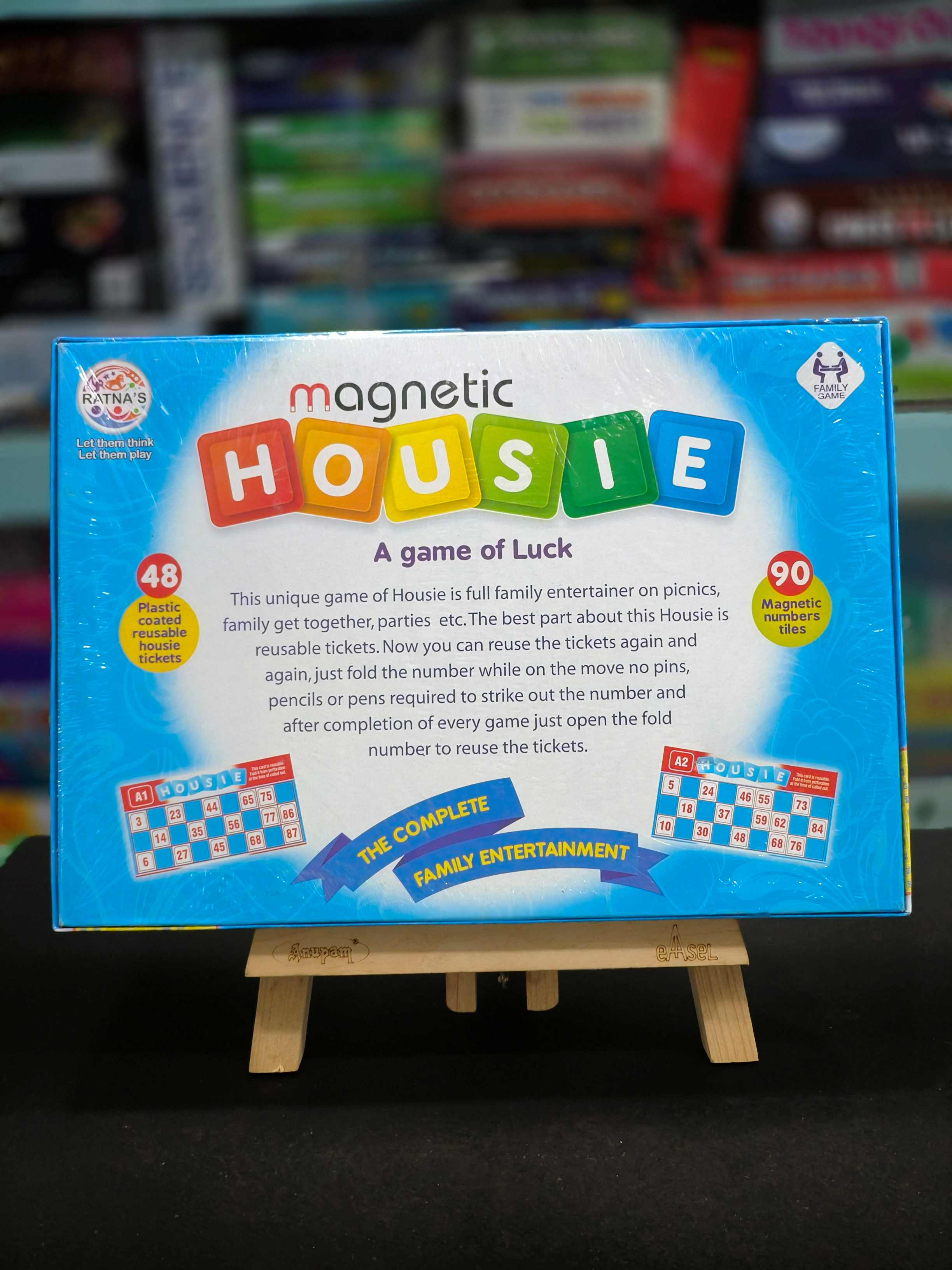 RATNA'S Magnetic Housie Board Games (Multicolour) - KtoY