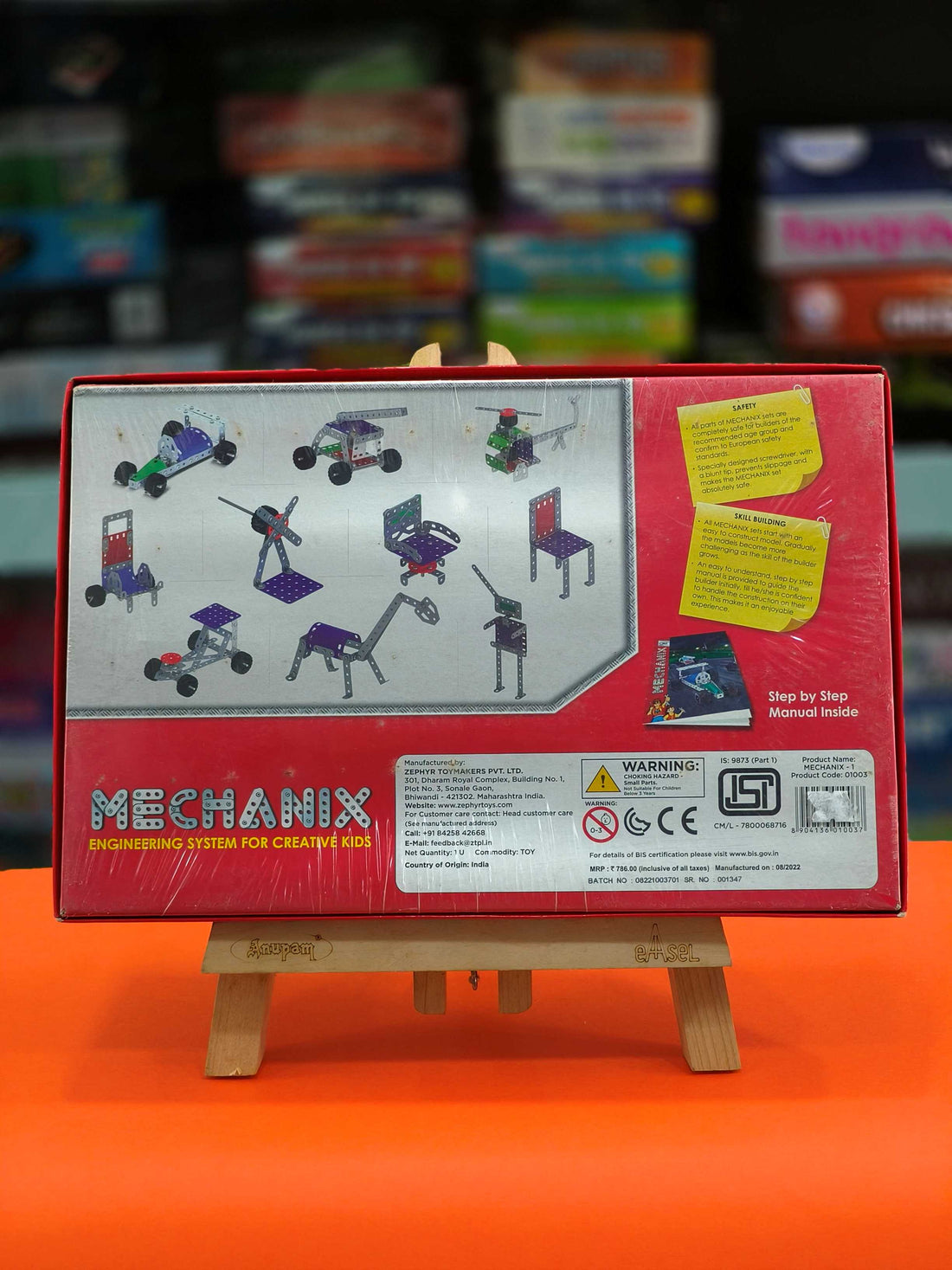 Mechanix-1 STEAM Educational Toy, Building and Construction Set, for Boys and Girls Age 7+ Years - KtoY