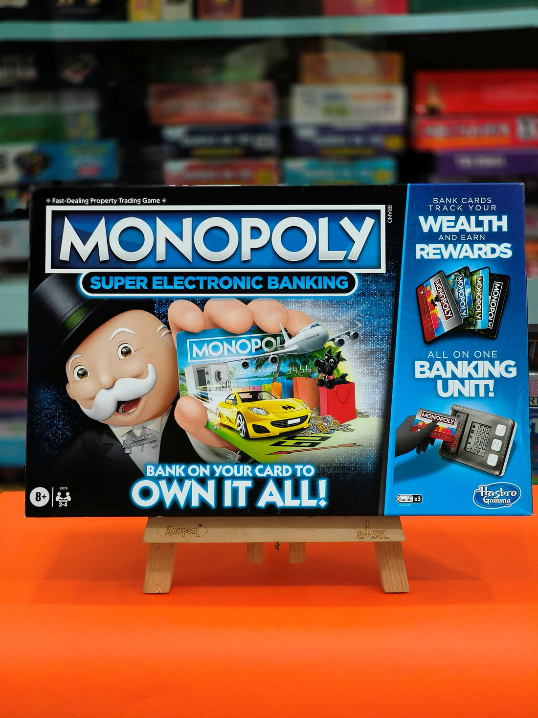 Monopoly Super Electronic Banking Board Game, Cashless Tap Technology, Board Game for Kids Teens and Adults, Strategy Games for Boys & Girls, Birthday Gift for Kids Ages 8+ - KtoY