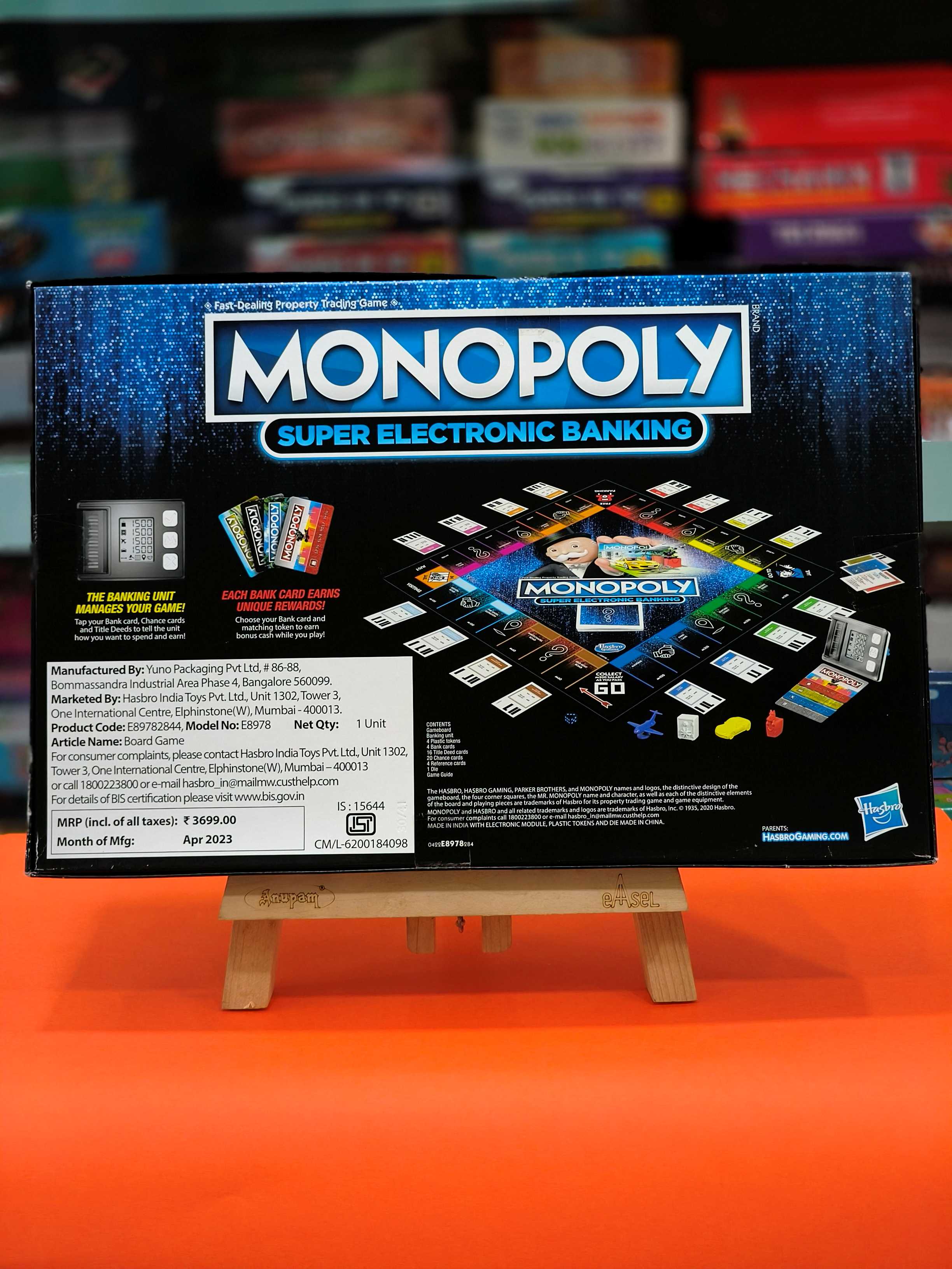 Monopoly Super Electronic Banking Board Game, Cashless Tap Technology, Board Game for Kids Teens and Adults, Strategy Games for Boys & Girls, Birthday Gift for Kids Ages 8+ - KtoY