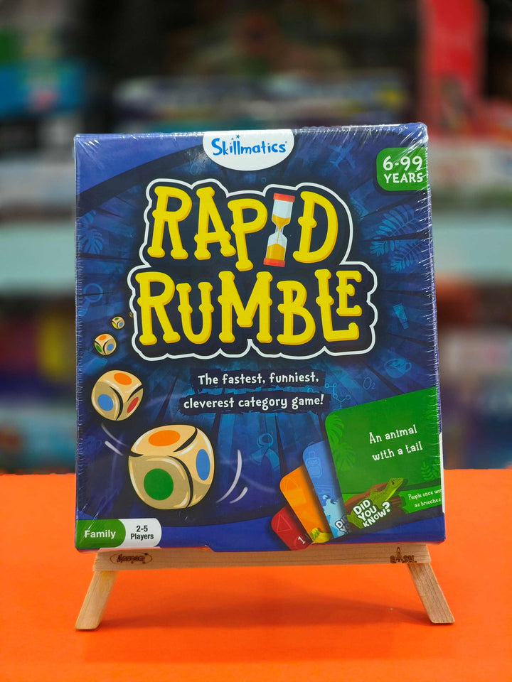 Skillmatics Rapid Rumble | Fast - Paced Board Game for Kids, Teens & Adults | Fun for Family Game Night & Educational Toy | Quick-Thinking Card Game | Gift for Ages 6 & Up