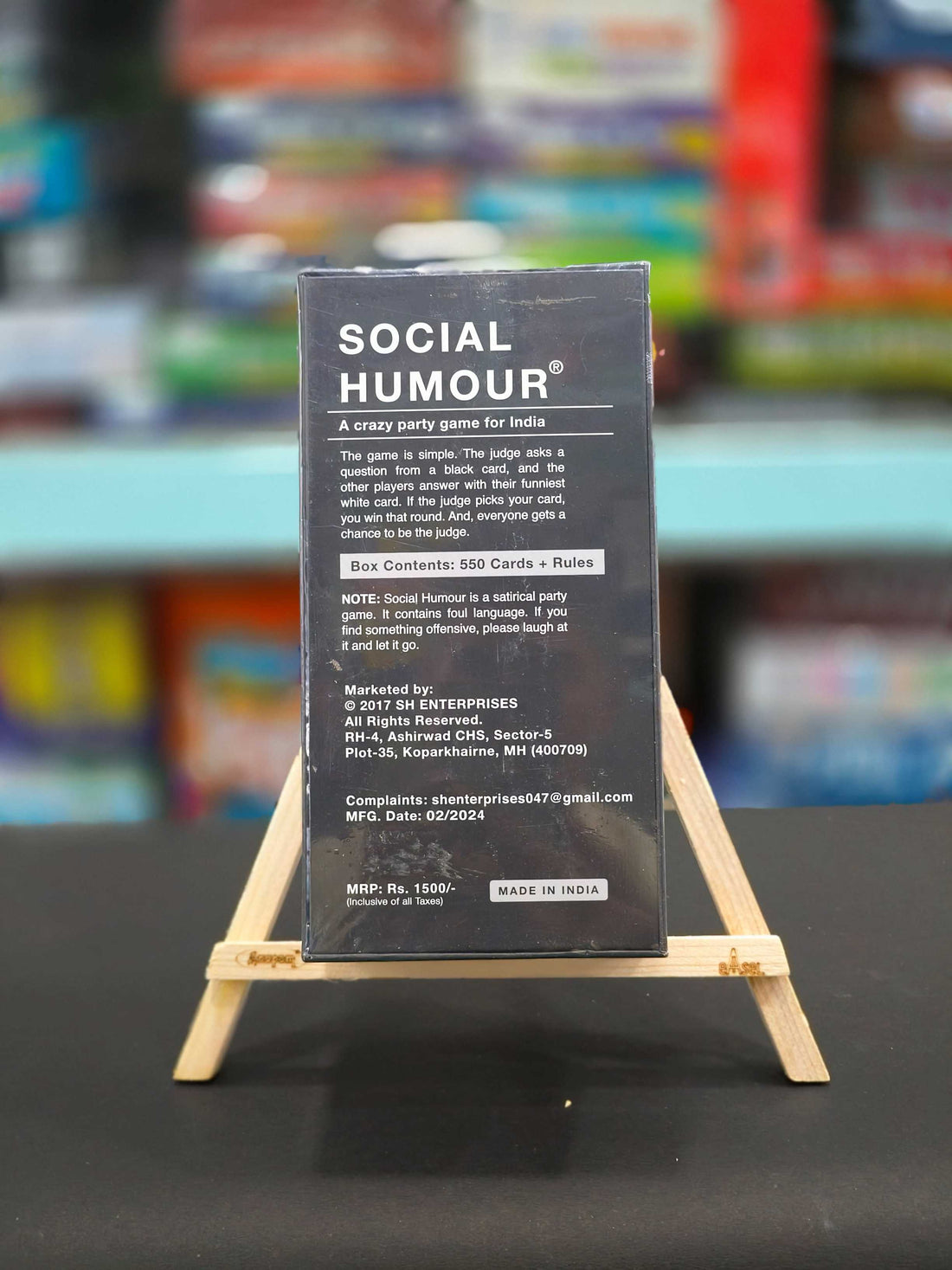 SOCIAL HUMOUR : A Crazy Party Game For India, Adult, Pack of 1, For Ages 18+ Only - KtoY