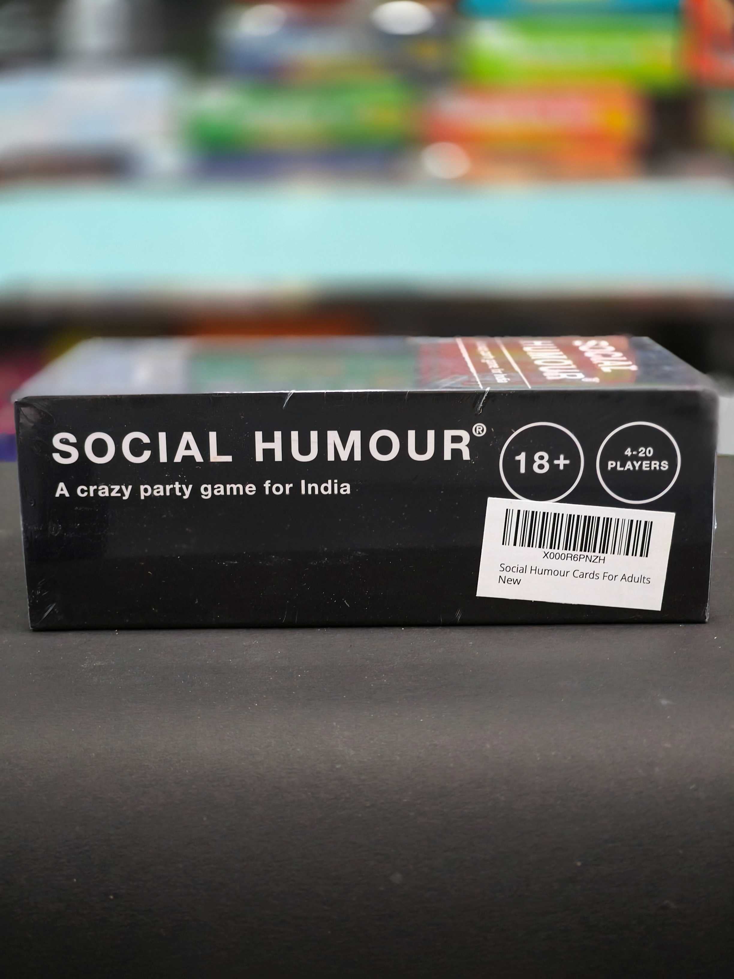 SOCIAL HUMOUR : A Crazy Party Game For India, Adult, Pack of 1, For Ages 18+ Only - KtoY