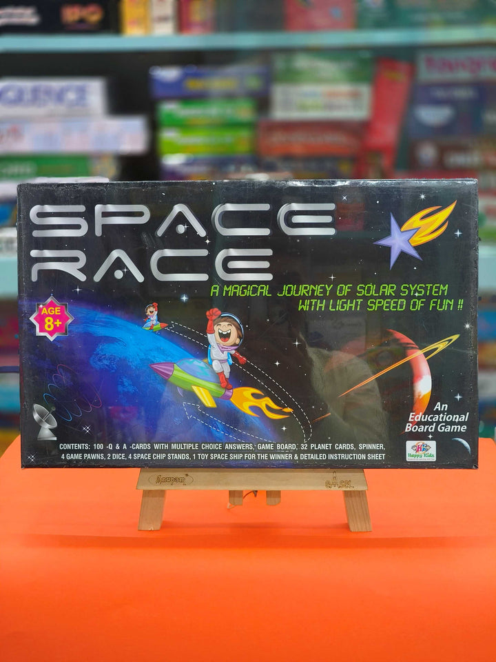 Happy Kidz Space Race Board Game: 2-4 Players, Ages 8 & Above - KtoY