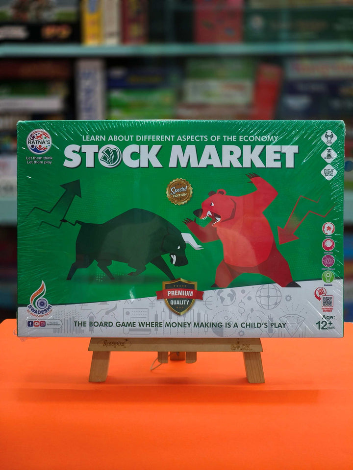 Ratna's Stock Market Board Game Where Money Making is A Child's Play | Learn About Different Aspects of The Economy with This Amazing Board Game for Kids 12+ Years - KtoY