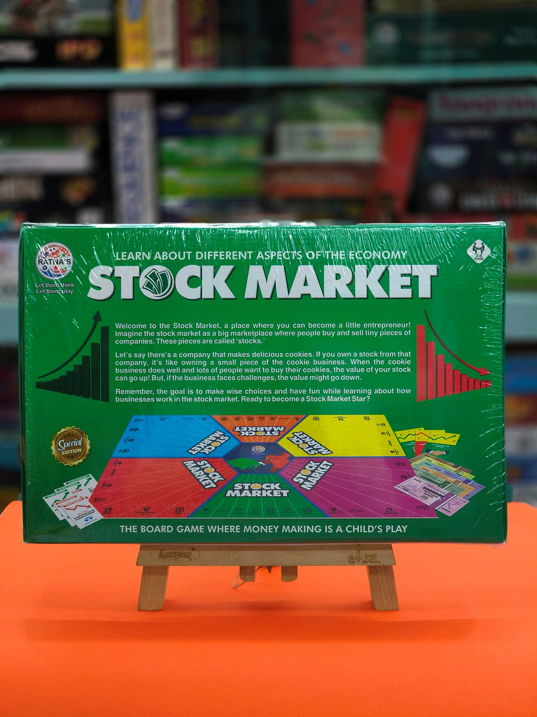 Ratna's Stock Market Board Game Where Money Making is A Child's Play | Learn About Different Aspects of The Economy with This Amazing Board Game for Kids 12+ Years - KtoY