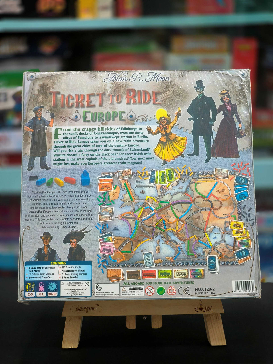 Ticket to Ride Europe Board Game, For Adults and Family, Train Game Board Game, For Ages 8 & Up - KtoY