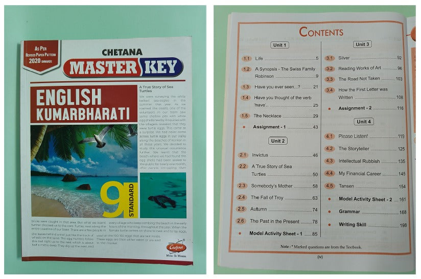 Chetana Master Key Std. 9 - Set of 8 Subjects (Mah. SSC Board)