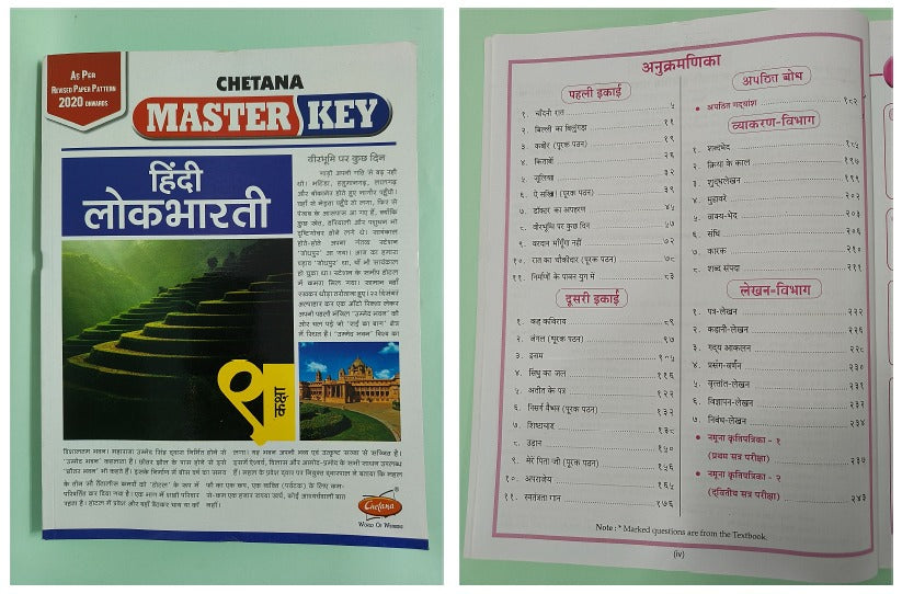 Chetana Master Key Std. 9 - Set of 8 Subjects (Mah. SSC Board)