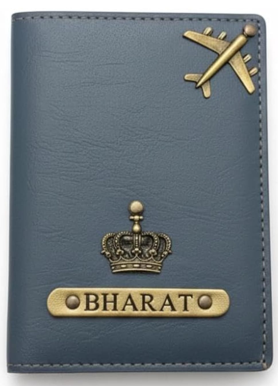 Customized Passport Cover – Vegan Leather Travel Wallets with Name & Charm | Personalized Gift for Friends, Family & Travel Lovers