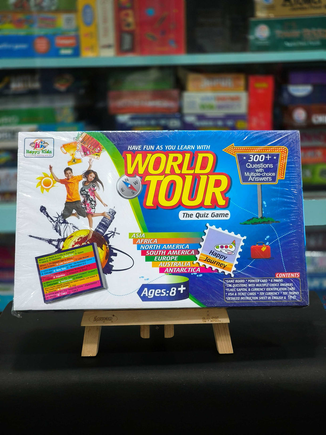 Happy Kidz Educational Board Game World Tour Game for Kids - KtoY