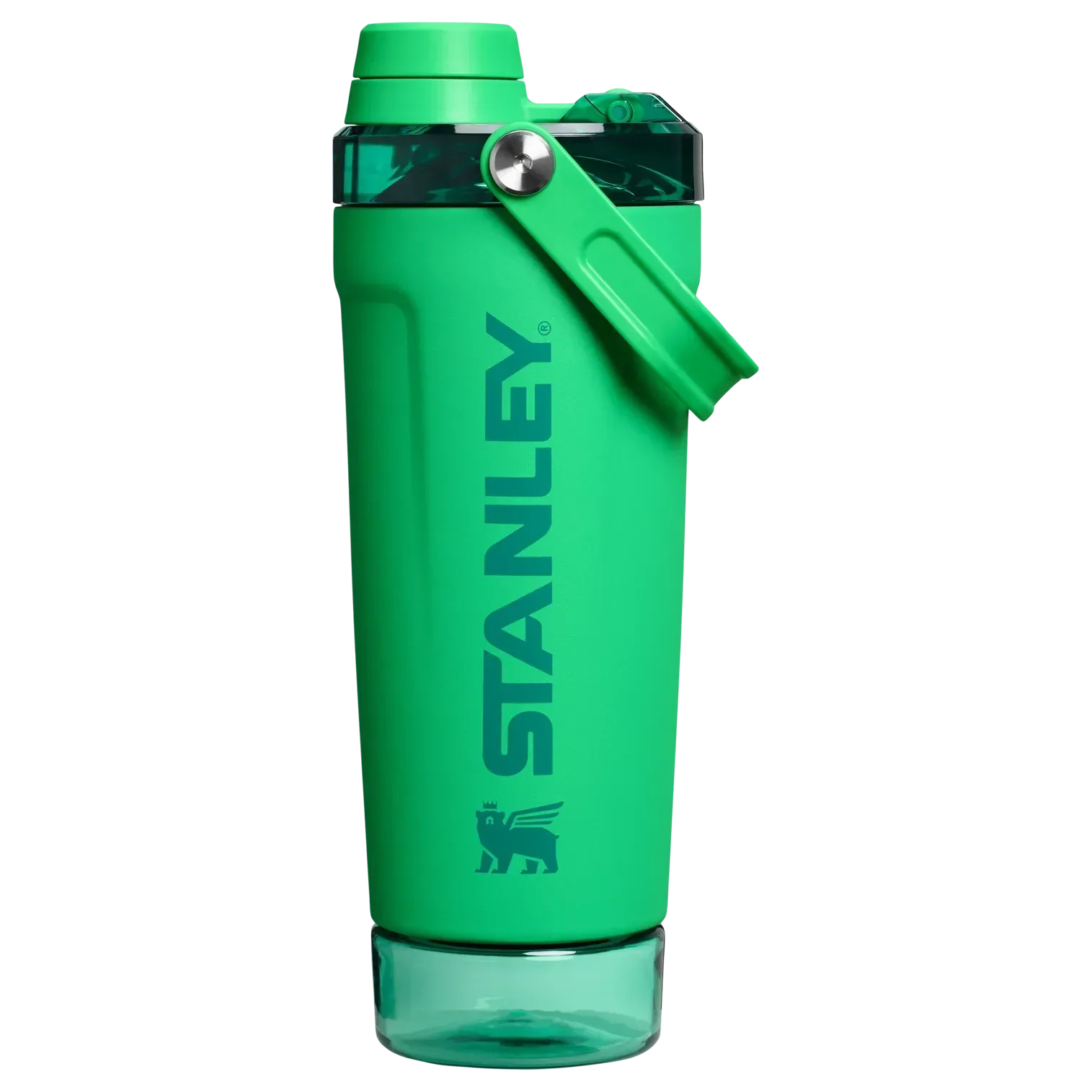 STANLEY Vitalize Shaker Bottle 20 oz | Leakproof Insulated Stainless Steel Shaker Cup | Base Storage and Twist On Fast Flow Lid | Protein Shakes and Pre Workout Powder | BPA-Free