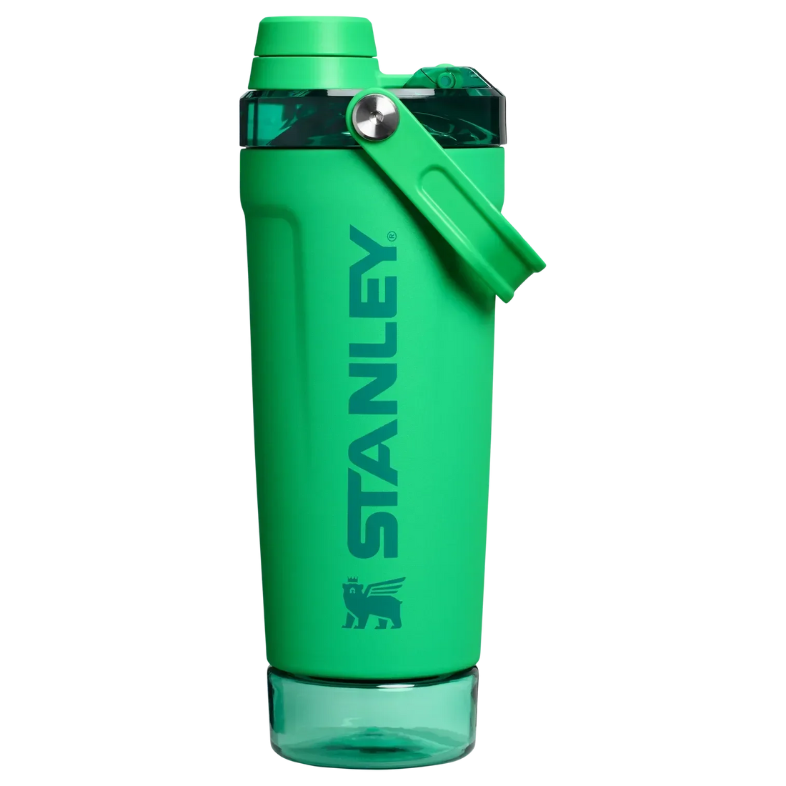 STANLEY Vitalize Shaker Bottle 20 oz | Leakproof Insulated Stainless Steel Shaker Cup | Base Storage and Twist On Fast Flow Lid | Protein Shakes and Pre Workout Powder | BPA-Free
