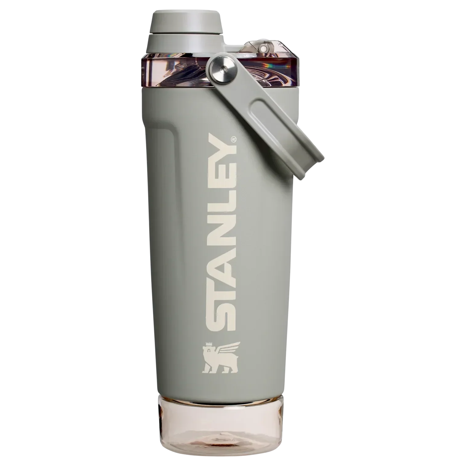 STANLEY Vitalize Shaker Bottle 20 oz | Leakproof Insulated Stainless Steel Shaker Cup | Base Storage and Twist On Fast Flow Lid | Protein Shakes and Pre Workout Powder | BPA-Free