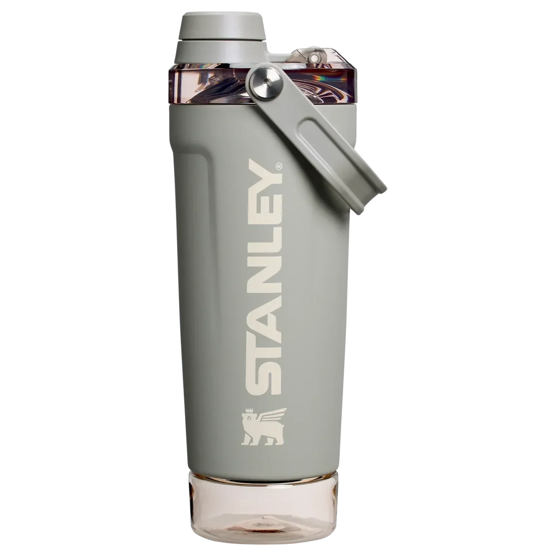 STANLEY Vitalize Shaker Bottle 20 oz | Leakproof Insulated Stainless Steel Shaker Cup | Base Storage and Twist On Fast Flow Lid | Protein Shakes and Pre Workout Powder | BPA-Free