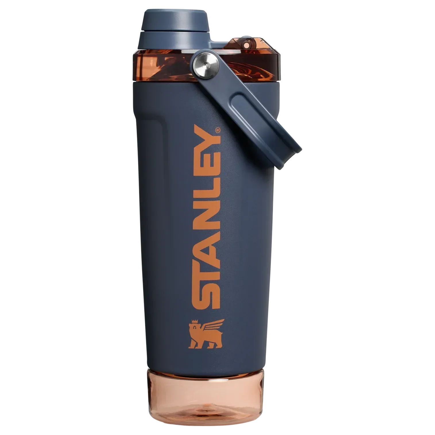 STANLEY Vitalize Shaker Bottle 20 oz | Leakproof Insulated Stainless Steel Shaker Cup | Base Storage and Twist On Fast Flow Lid | Protein Shakes and Pre Workout Powder | BPA-Free